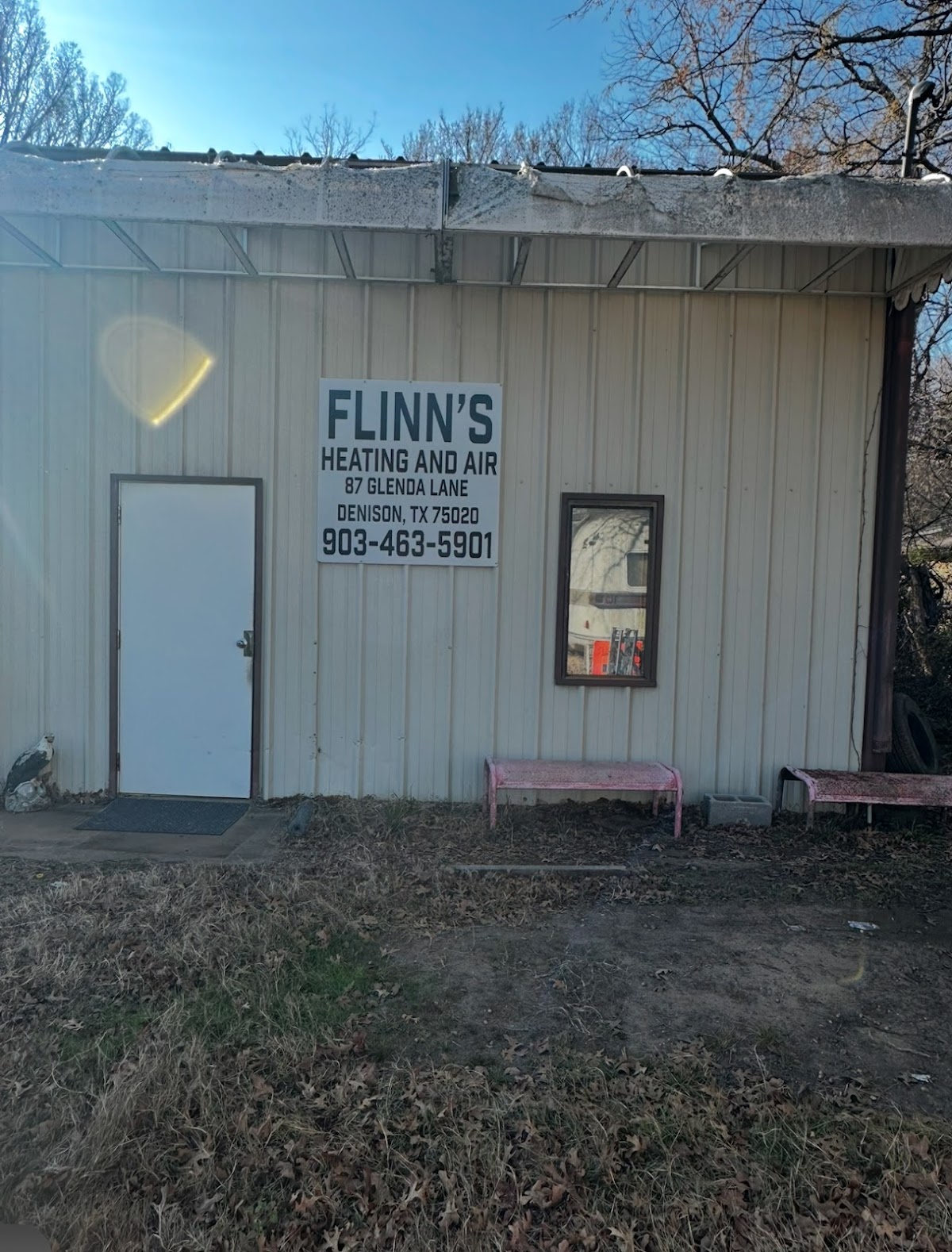 Flinn's Heating and Air office in Denison TX